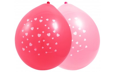 Ballonnen met hartjes